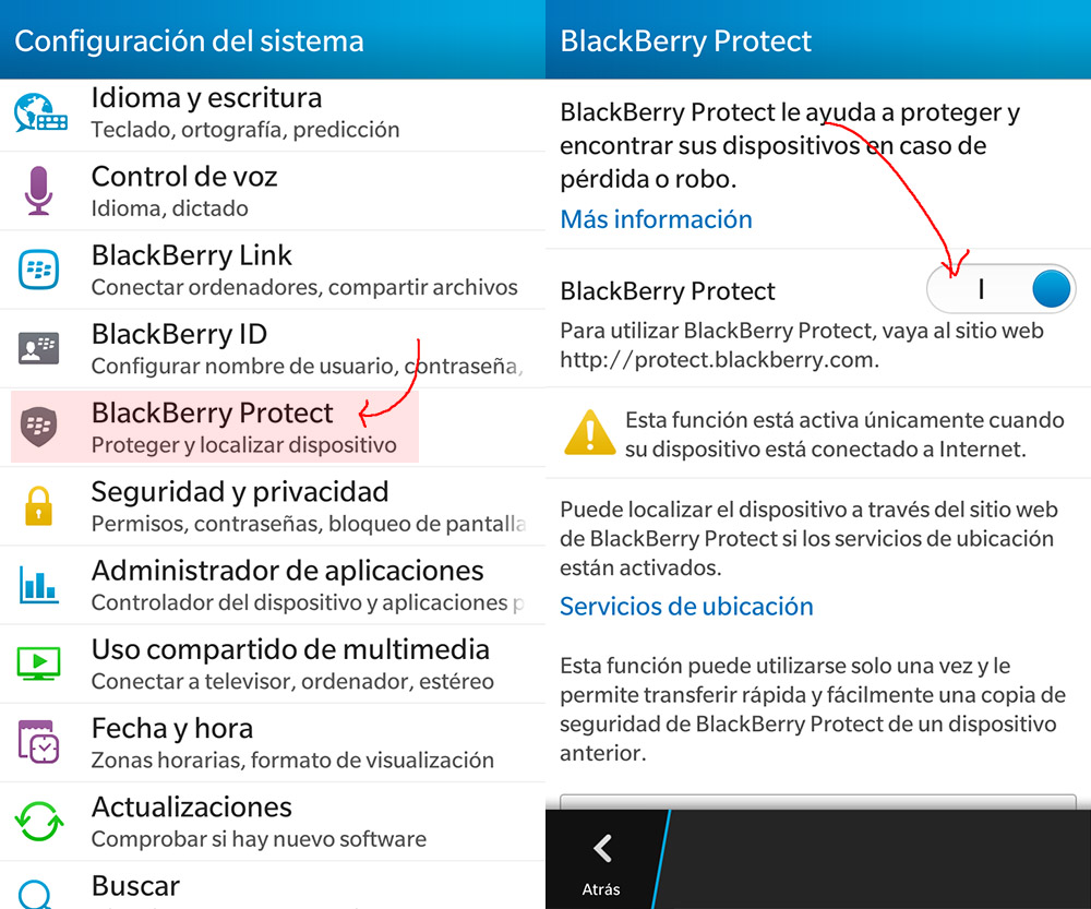 BlackBerry Protect se actualiza con nuevas funciones