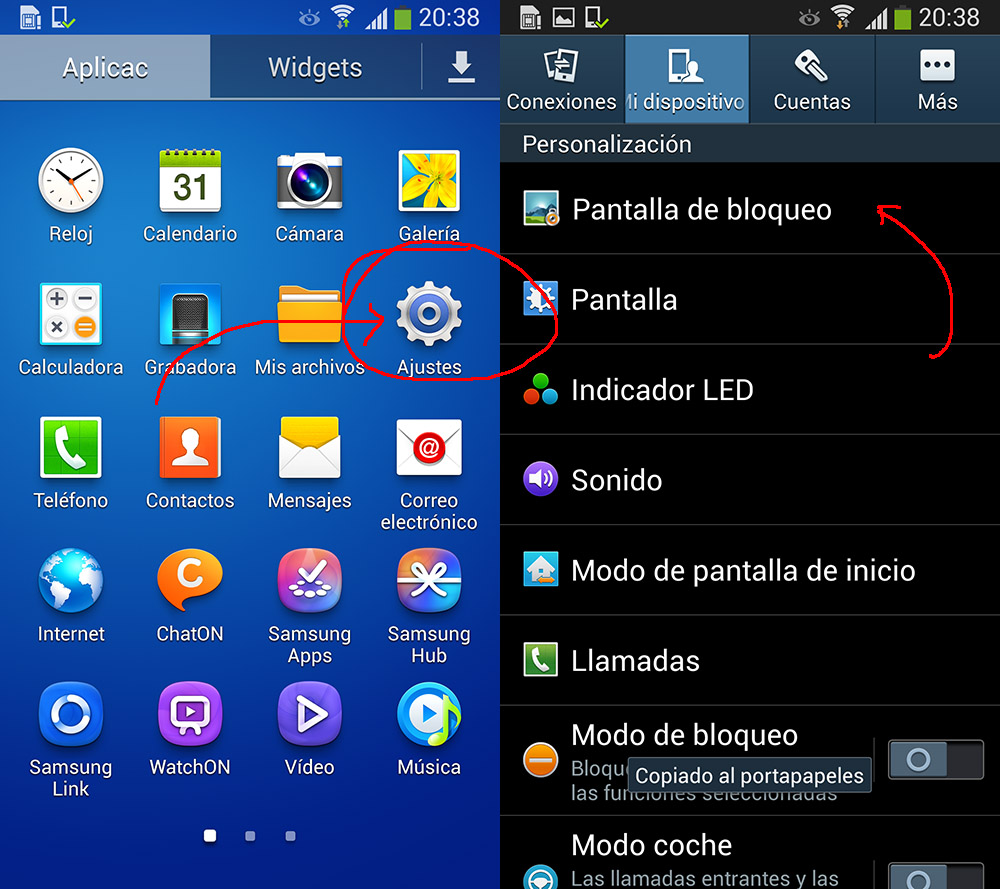 Configurar accesos en pantalla de bloqueo en Samsung Galaxy