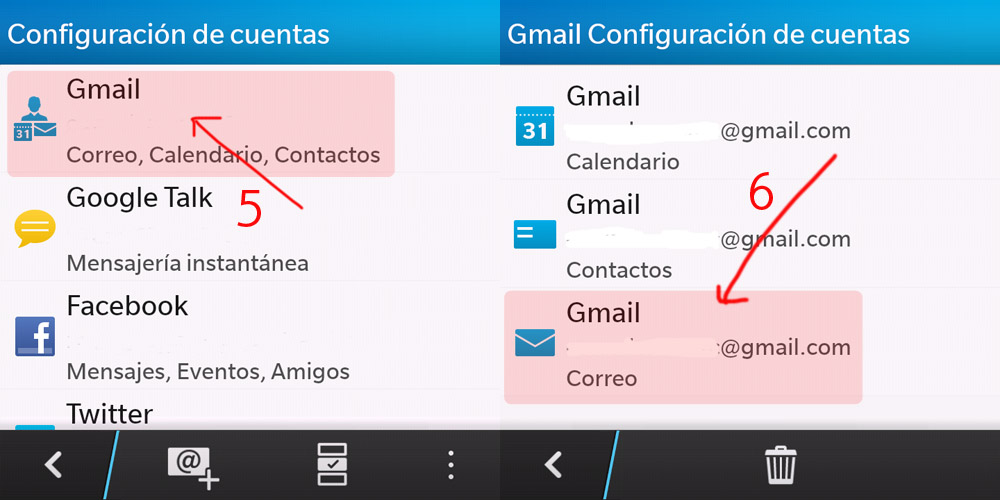 Синхронизировать gmail