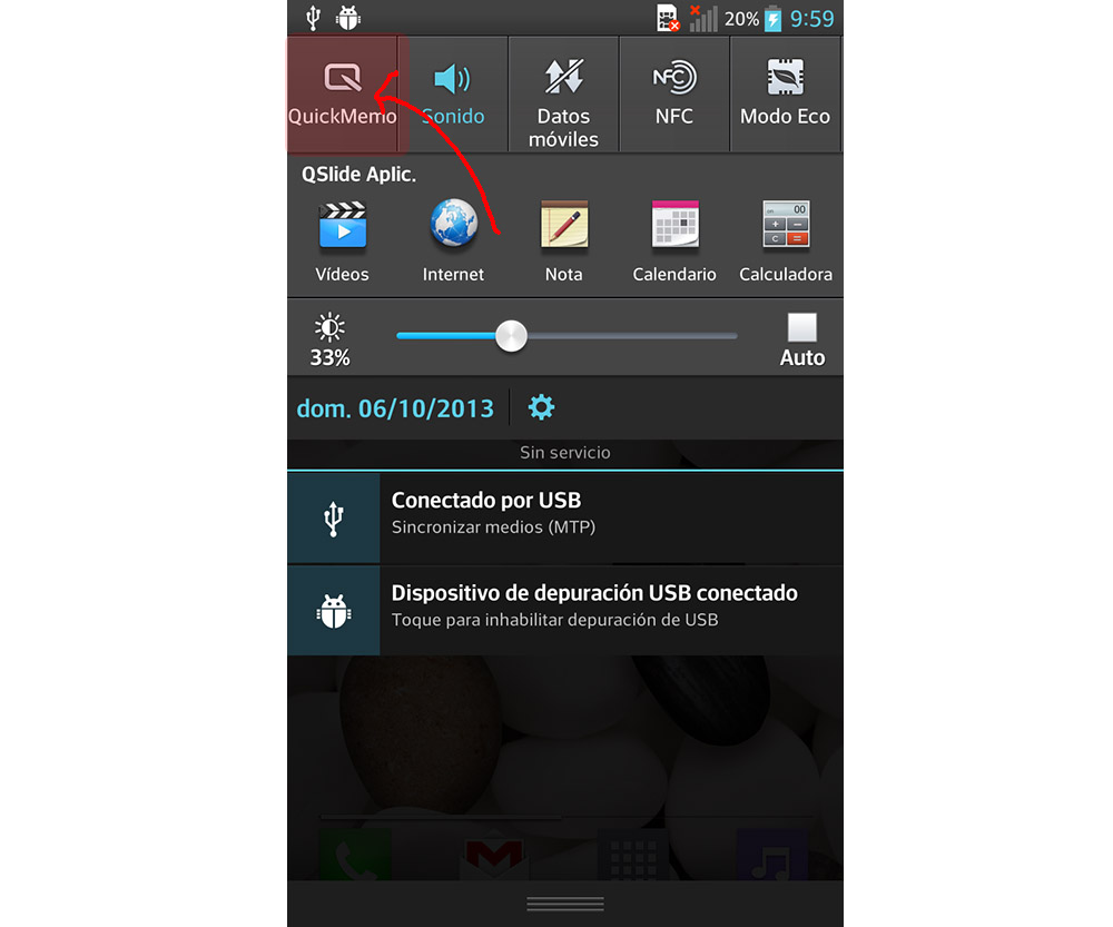 Cómo hacer captura de pantalla con LG Optimus - Como Hacer Una Captura De Pantalla En Un Celular Lg
